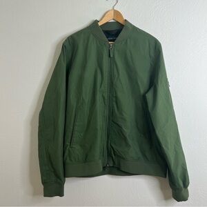 EVERLANE The Bomber Uniform Jacket Forest Green size XL
